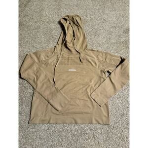 Gymshark ENERGY SEAMLESS HOODIE Biscotti Brown Large